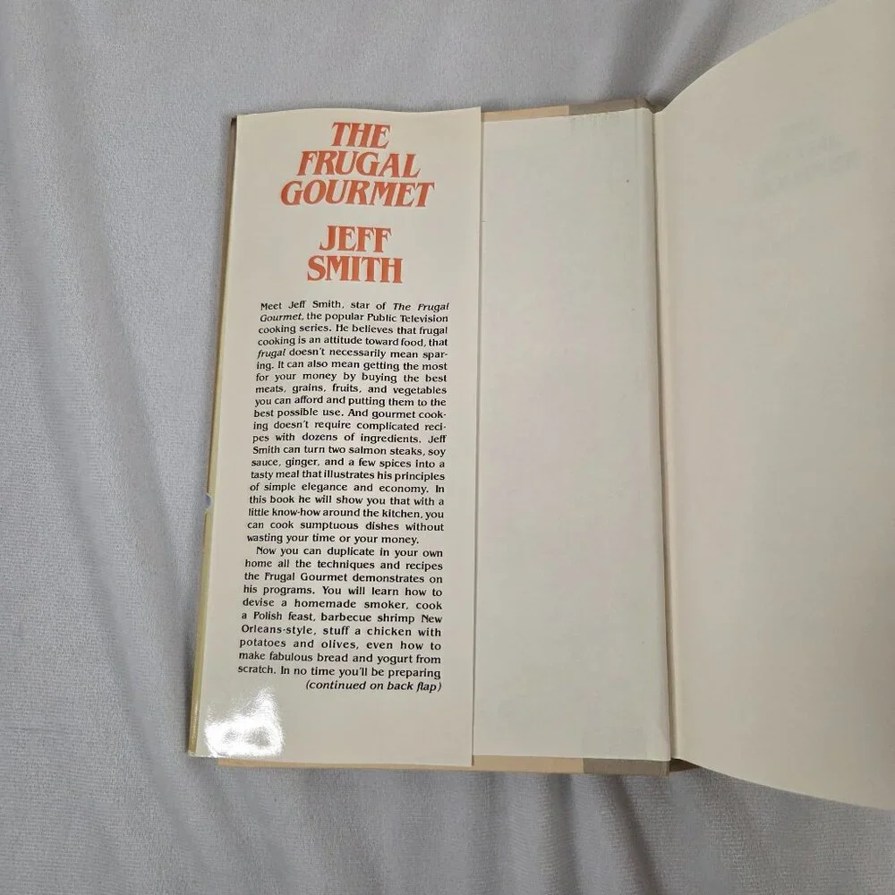 2 Cookbooks - 1. Graham Kerr's Smart Cooking, 2. The Frugal Gourmet